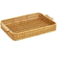 thumbnail image 1 of MesaSe Japanese Style Vegetable Bread Basket Eco-Friendly Organic Rattan Threads Basket for Kitchen Dining Room Cafe   Large, 1 of 7