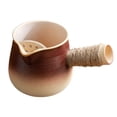 thumbnail image 1 of Tetera de cerámica con mango en cuerda con filtro de té, Infusor de té duradero, tetera para el hogar, regalo para amantes del té al aire mayimx Tetera, 1 of 8