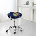 thumbnail image 7 of Balery Transparent Jellyfishes Velvet Round Bar Chair Cushion Cover Adjustable, Protects From Scratches And Stains, Soft & Washable Ideal For Wooden And Metal Stools - 12 Inch, 7 of 7