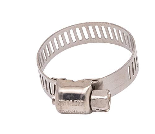300 SS 10pc 9/16 Wide Band, #56 18-8 S/S 3 to 4 Diameter Stainless Hose Clamp 