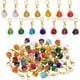 thumbnail image 1 of 56 colgantes de cristal facetado de colores, hechos a mano, con cierre de langosta dorado., 1 of 5