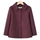 thumbnail image 2 of Abrigo de otoño e invierno de la abuela abrigo de lana de visón para mujer ropa de otoño de mediana edad y mayores 60 años 70 madre ropa de invierno señora mayor, 2 of 4