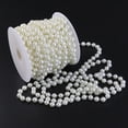 thumbnail image 3 of Pearlized Chain Flower Wrapping DIY Accessories Floral Arrangement for Centerpieces Table Decorations Mini Catcher Quartz Sand Water Bottles with inside Quartz Candle Holder Hanging Beads Decorative, 3 of 7