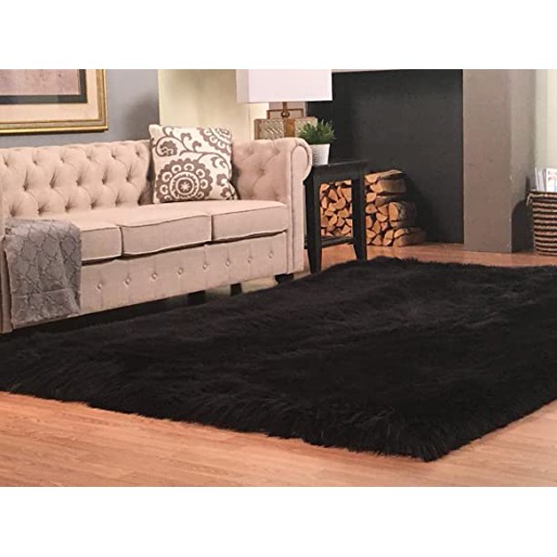 LAMBZY '' Lena Collection '' Faux Sheepskin Super Soft Hypoallergenic