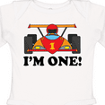 thumbnail image 4 of Inktastic Race Car 1st Birthday Boys Long Sleeve Baby Bodysuit, 4 of 5