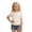 AB101 Beige, variant on Gunia Solid Color T Shirts For Kids Girls Size 18-24 Months Short Sleeve Crew Neck Beige Ruffled Tops Infant Girls Summer Breathable Tshirts