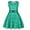 A03661-Green, variant on Benylion Little Girls Disgust Joy Costume Cartoon Party Cosplay Dress up for Kids Flutter Sleeve Dress Outfits for 7-8 Years