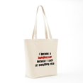 thumbnail image 7 of CafePress - Hairdresser Suck At Everything Tote Bag - Unisex Canvas Tote Bag, Beige, 1-Piece, 7 of 7