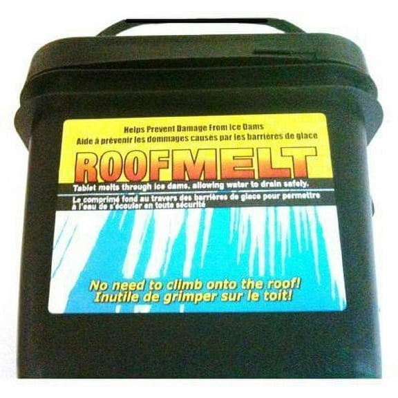 Roof Melt Roof Ice Melter Tablets - Snow And Ice Melter For Roof - 2 Pack
