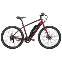 Schwinn Regent Electric Hybrid Bike, 27.5 Inch Wheel, Adult, Unisex, Red