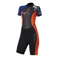 thumbnail image 4 of Traje Neopreno de Buceo Color Negro Mono Manga Corta Cola Traje de buceo para mujer, 4 of 8