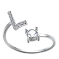 thumbnail image 1 of Anillos de dedo Simplicidad Letras inglesas Anillos Fash, 1 of 4