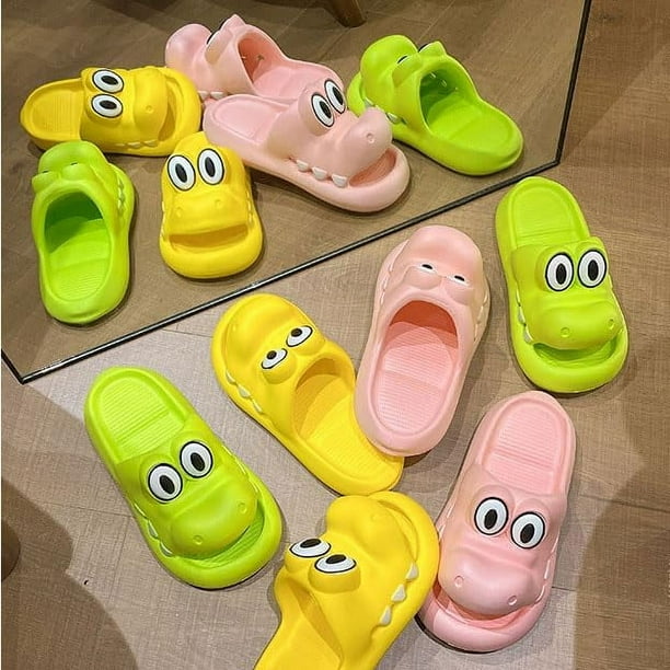 Men's and Women's Cartoon Crocodile Slides EVA Sandals Cloud