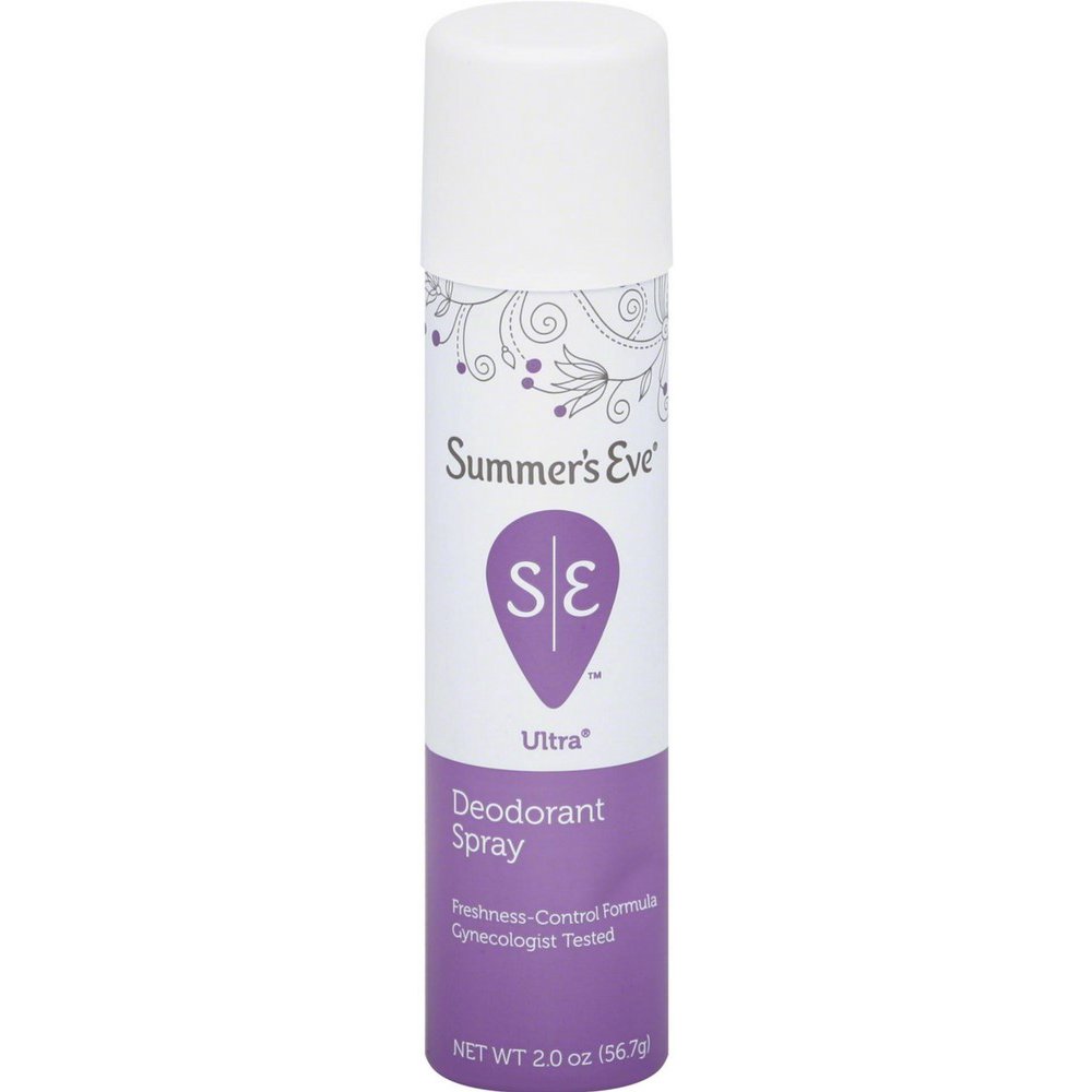 Summer's Eve Feminine Deodorant Spray Ultra Extra Strength 2 oz (Pack