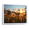 thumbnail image 2 of Designart "Mountain Dandelion landscape III" Floral Floater Framed Canvas Art Print, 2 of 7