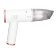 thumbnail image 2 of Aspirador de coche con carga inalámbrica, aspirador de soplado recargable, colector de polvo integrado para coche y oficina (oro rosa blanco), 2 of 8