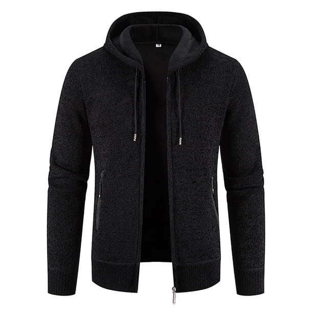 Chaquetas para hombres Abrigos Abrigos Moda Otoño e invierno Cuello alto Suéter Chaqueta de lana informal Odeerbi ODB-5