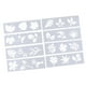 thumbnail image 1 of 8 plantillas de pintura para álbumes de recortes, relieve y estampado. Hoja, 1 of 9