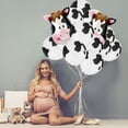 thumbnail image 2 of Finypa Funny Cow Party Decoraciones Globos 85pcs Arch Garland Kit con Happy Birthday Banner, Cow Print Balloons Light Pink Balloons, Walking Cow Mylar Globos para Farm Birthday Party Farm Animal Theme Party Ormromra WMPH-1154, 2 of 5