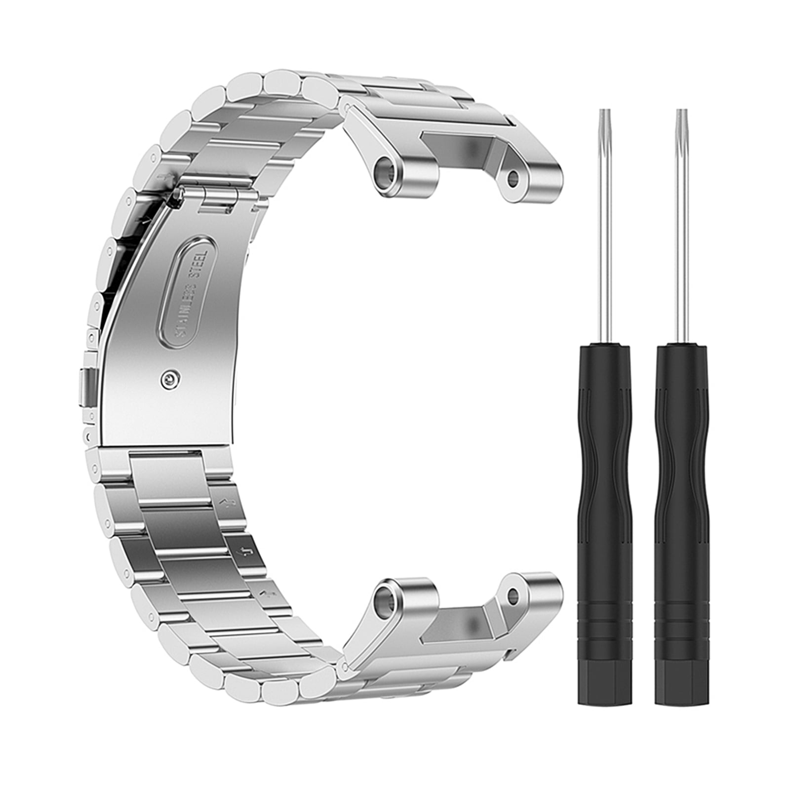 yeacher Stainless Steel Watch Band Compatible with Huami Amazfit T Rex T Rex Pro Watch Strap Replacement Band for Huami Series Metal Wrist Bands