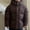 Brown, variant on FSYBOA Boys Puffer Jacket Size 7T, Short Losses Fit Cotton Hooded Kids Long Sleeve Outerwear Black