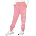 thumbnail image 4 of Celebrity Pink Women's and Women's Plus Fleece Jogger Sweatpants, Sizes XS-4X, 4 of 6