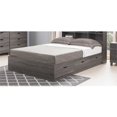 thumbnail image 2 of Smart Home Furniture 3-Drawer Wood Twin Chest Bed in Distressed Gray, 2 of 5
