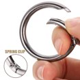 thumbnail image 3 of Mobutofu 10pcs Flat Design Metal Rings Black Nickel Plated DIY Crafts for Key Pendants, 3 of 4