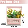 thumbnail image 2 of Flores falsas, suculentas de simulación, plantas en macetas, adornos creativos de moda, flores, plantas verdes artificiales, 2 of 5