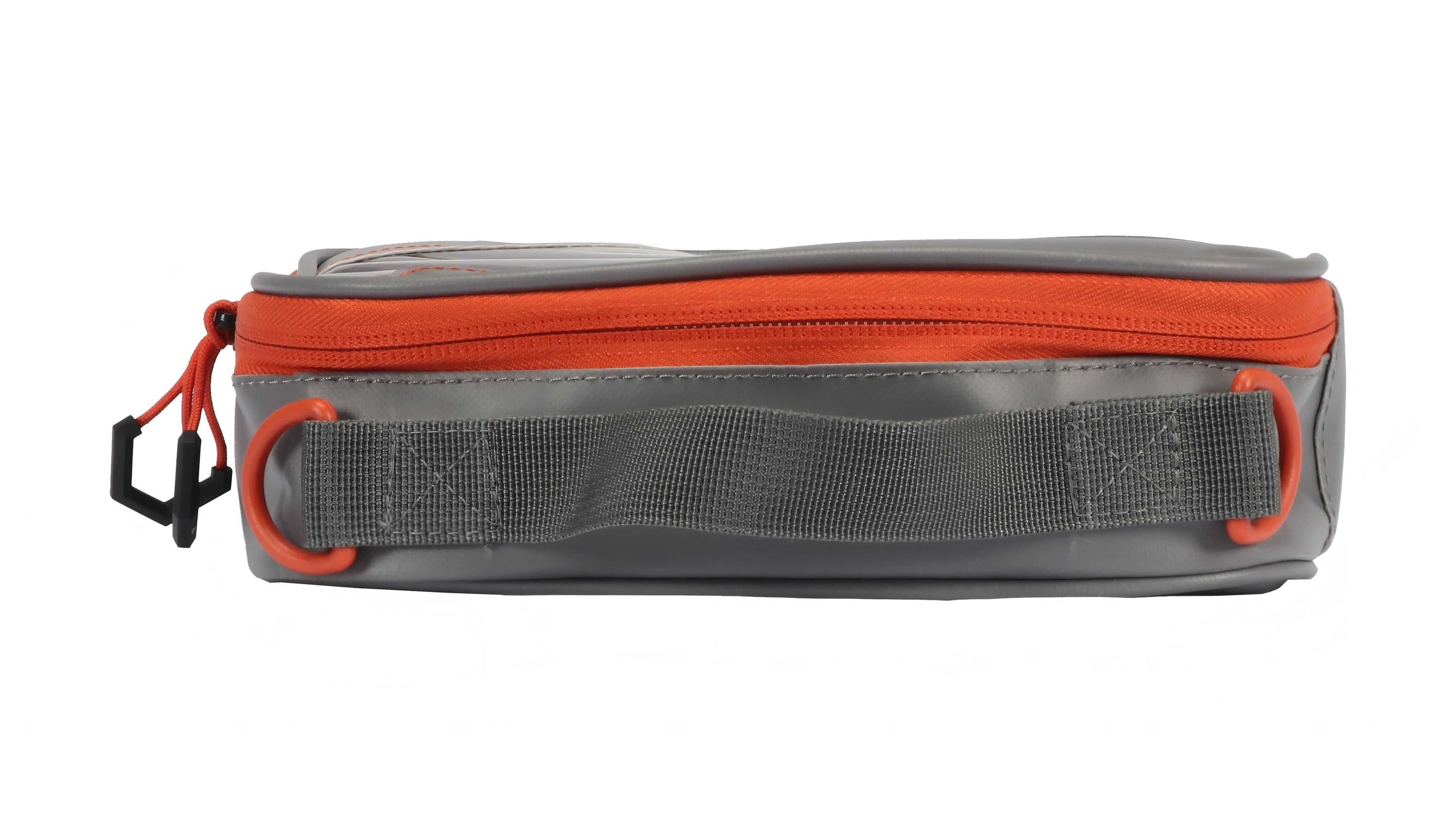 Ozark Trail X-Pro Clear Tackle Pouch with 2-Ring Binder Organizer, Grey