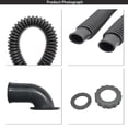 thumbnail image 3 of Manguera de BCD de buceo, chaqueta premium, mangueras de BC, conector de codo, placa trasera de repuesto Corrugado de 16 pulgadas, 3 of 8