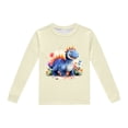 thumbnail image 4 of BOOMNY Baby Boys 2 Peice Pajamas Sets Dinosaur Graphic Long Sleeve Sleepwear Tops Pants Pjs Set for Kids Cozy Loungewear Homewear, 4 of 4