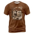 thumbnail image 4 of XIAOCHA Men's Vintage Graphic T Shirt Crew Neck Short Sleeve Soft Casual Tees, 4 of 4