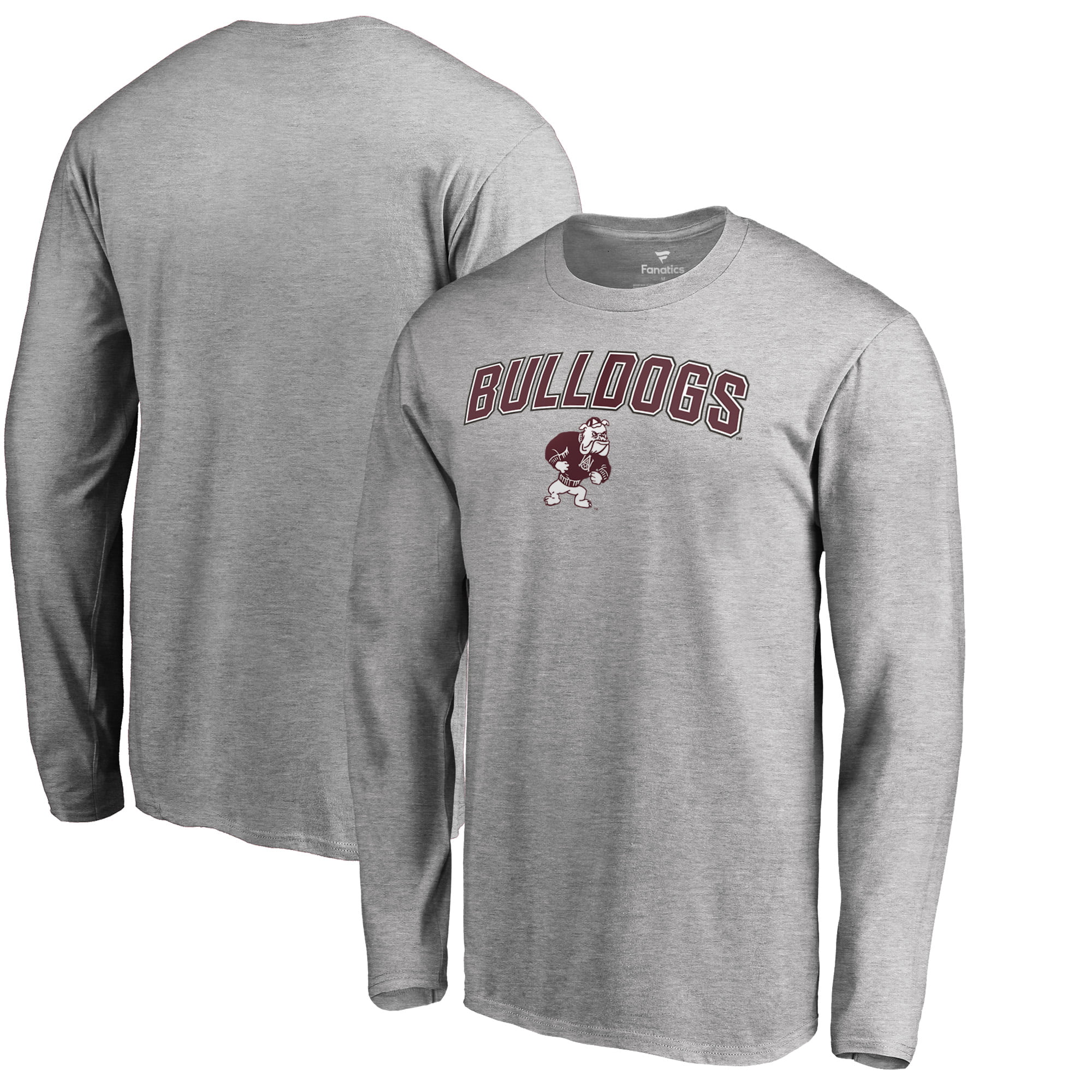 Alabama A&M Bulldogs Proud Mascot Long Sleeve T-Shirt - Ash - Walmart.com