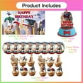 thumbnail image 5 of DC League of Super-Pets Birthday Supplies Plates Decorations Decor Backdrop Banner Cake Topper Fans, 5 of 6