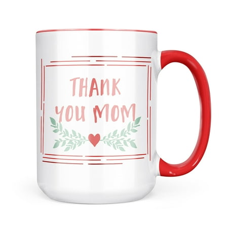 

Christmas Cookie Tin Thank You Mom Mother s Day Heart with Leaves Mug gift for Coffee Tea lovers