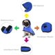 thumbnail image 3 of Toalla de albornoz para perros con capucha con correa ajustable, microfibra de secado rápido, superabsorbente para mascotas, perros y gatos, toalla de albornoz para secar marrón S brillar Juguete, 3 of 3