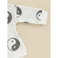 thumbnail image 6 of Bagilaanoe Newborn Baby Girl Boy Romper Tops Eight-Diagram Print Long Sleeve Bodysuit 6M 12M 18M 24M Infant One Piece Jumpsuit, 6 of 7