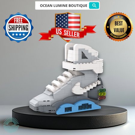 OLB-MAG, Back To The Future Sneaker Building Bricks, Puzzles Blocks Toy Building Blocks (NONE-LEGO)