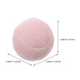 thumbnail image 2 of 6 pelotas de tenis elásticas para principiantes, ideales para entrenar y jugar en la cancha. Pelotas de goma suave para jóvenes., 2 of 8