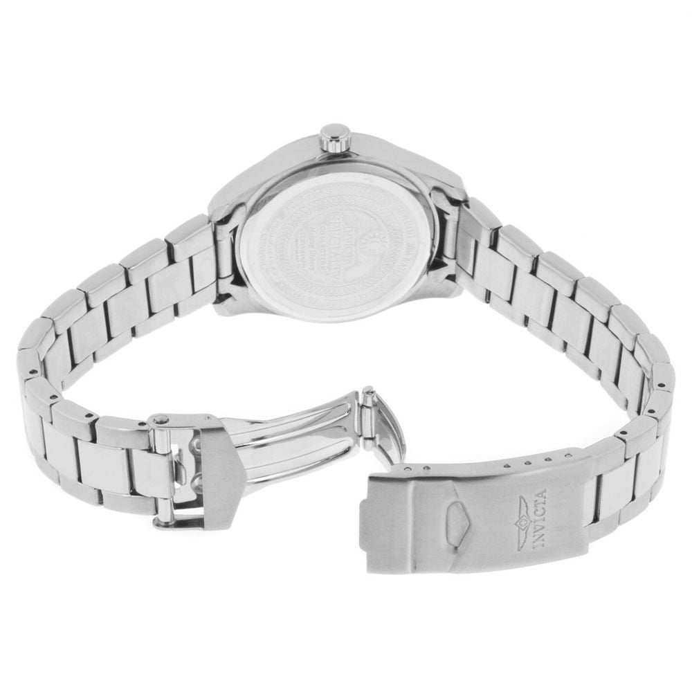 Invicta 12830 Women s Specialty White MOP Dial Steel Bracelet Watch Walmart