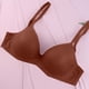 thumbnail image 4 of Mujeres de Color Sólido Cuatro Filas Ajustable Inalámbrico Sujetador Levantamiento Reunión Plegable Sagging para el Uso Diario, Ropa Interior de Nylon Cómoda, 4 of 6