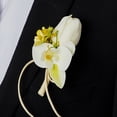 thumbnail image 6 of 2Pack Rose Wrist Flower Corsage Set Bride And Groom Corsage Bracelet Bridesmaid Pearl Leaf Wrist Flower for Wedding Party Prom Homecoming Girl Hand Flower Decoration, 6 of 9