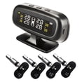 thumbnail image 2 of Monitoreo inteligente de la presión de los neumáticos Solar y USB con 4 sensores incorporados de serie Estándar incorporado Sharpla Monitor de presión de neumáticos de coche, 2 of 7