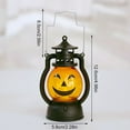 thumbnail image 4 of Inteprter 2021 nueva Calabaza Calavera LED Pony Lantern Halloween Decoración Prop Holiday Bar Party Light LED Lámpara de aceite Prop Kits de decoración para fiestas No.03 NO1 Inteprter HA007381-03, 4 of 6