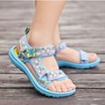 thumbnail image 6 of Earlde Girl's Sport Sandals Closed Toe Water Hiking Beach Outdoor Shoes, 6 of 7