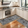 thumbnail image 3 of Kitchen Rugs Sets Of 2,Black and Tan Leopard Print Anti Fatigue Kitchen Mat Rugs Non Slip Washable,Decorative Kitchen Floor Mats for Kitchen,Sink,Laundry,17"X47", 3 of 5