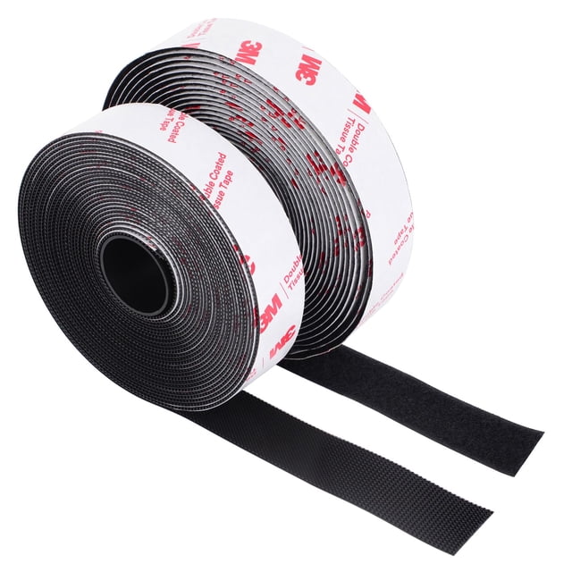 Cinta adhesiva con forma de gancho y bucle P7yaumy, 2,5 cm x 6 m, muy resistente