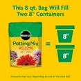 thumbnail image 2 of Miracle-Gro Potting Mix, For Indoor or Outdoor Potted Plants, Flowers, Shrubs, 8 qt., 2 of 11