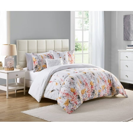Vcny Home Misha Multi Colored Floral Comforter Set Walmart Com